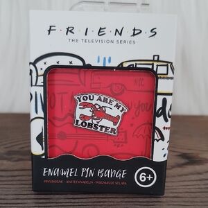 NEW! FRIENDS "You Are My Lobster" Enamel Pin Badge